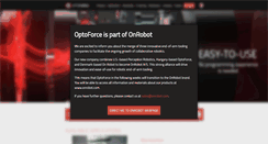 Desktop Screenshot of optoforce.com